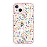 4183-iphone-13-golden-case-magsafe-compatible-pink-glitter