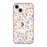 4183-iphone-14-golden-case-magsafe-compatible-pink-glitter