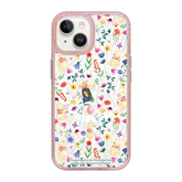 4183-iphone-15-golden-case-magsafe-compatible-pink-glitter