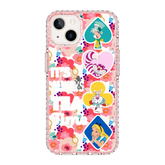 4442-iphone-13-golden-case-magsafe-compatible-pink-glitter