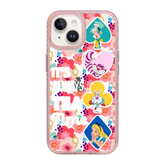 4442-iphone-15-golden-case-magsafe-compatible-pink-glitter
