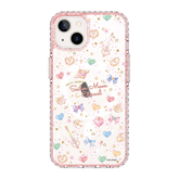 5326-iphone-13-golden-case-magsafe-compatible-pink-glitter