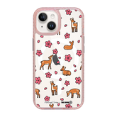 6044-iphone-15-golden-case-magsafe-compatible-pink-glitter