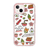 6045-iphone-13-golden-case-magsafe-compatible-pink-glitter