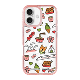6045-iphone-16-golden-case-magsafe-compatible-pink-glitter