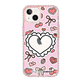 6049-iphone-13-golden-case-magsafe-compatible-pink-glitter