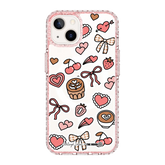 6051-iphone-13-golden-case-magsafe-compatible-pink-glitter