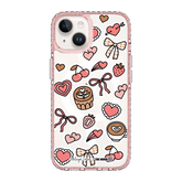 6051-iphone-14-golden-case-magsafe-compatible-pink-glitter