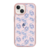 6055-iphone-15-golden-case-magsafe-compatible-pink-glitter