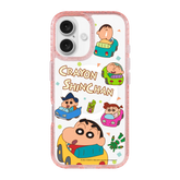 6089-iphone-16-golden-case-magsafe-compatible-pink-glitter