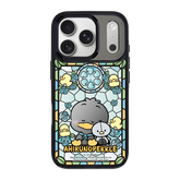 san25-0031-iphone-17-pro-goldensnap-mirror-case-magsafe-compatible-transparent-black
