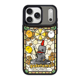 san25-0034-iphone-17-pro-max-goldensnap-mirror-case-magsafe-compatible-transparent-black