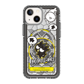 san25-0044-iphone-13-mini-golden-case-magsafe-compatible-transparent-black
