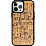 2026-iphone-13-pro-max-superior-wooden-case-magsafe-compatible-black-bamboo