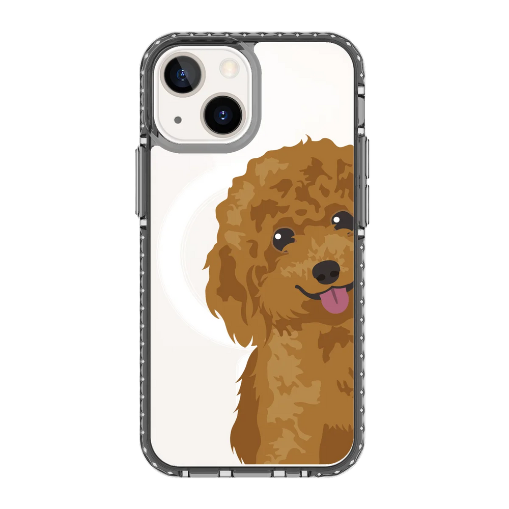 2257-iphone-13-mini-golden-case-magsafe-compatible-transparent-black