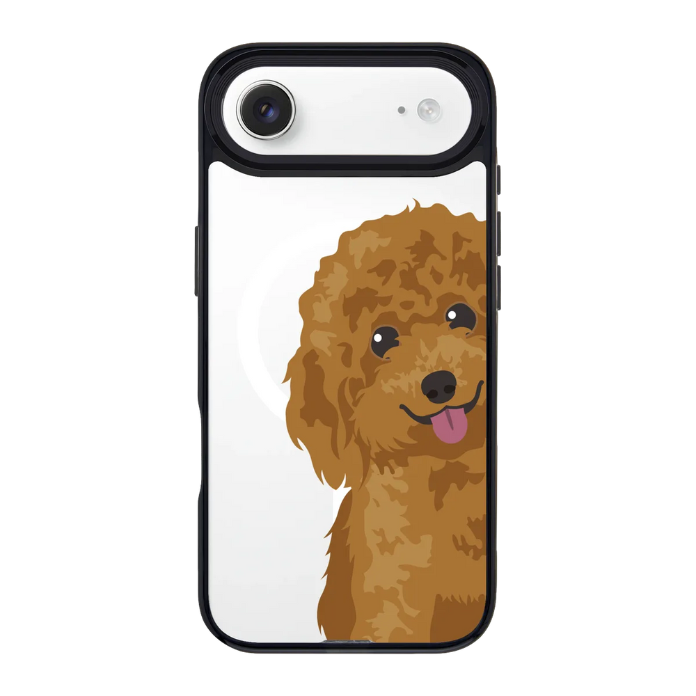 2257-iphone-17-air-goldensnap-case-magsafe-compatible-transparent-black
