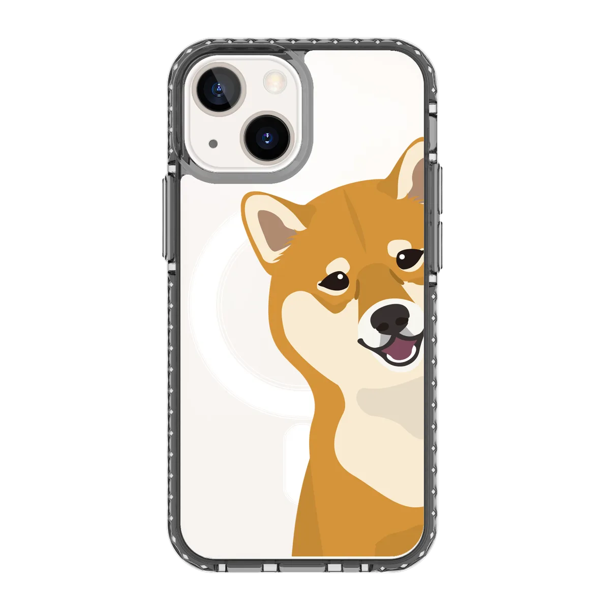 2258-iphone-13-mini-golden-case-magsafe-compatible-transparent-black