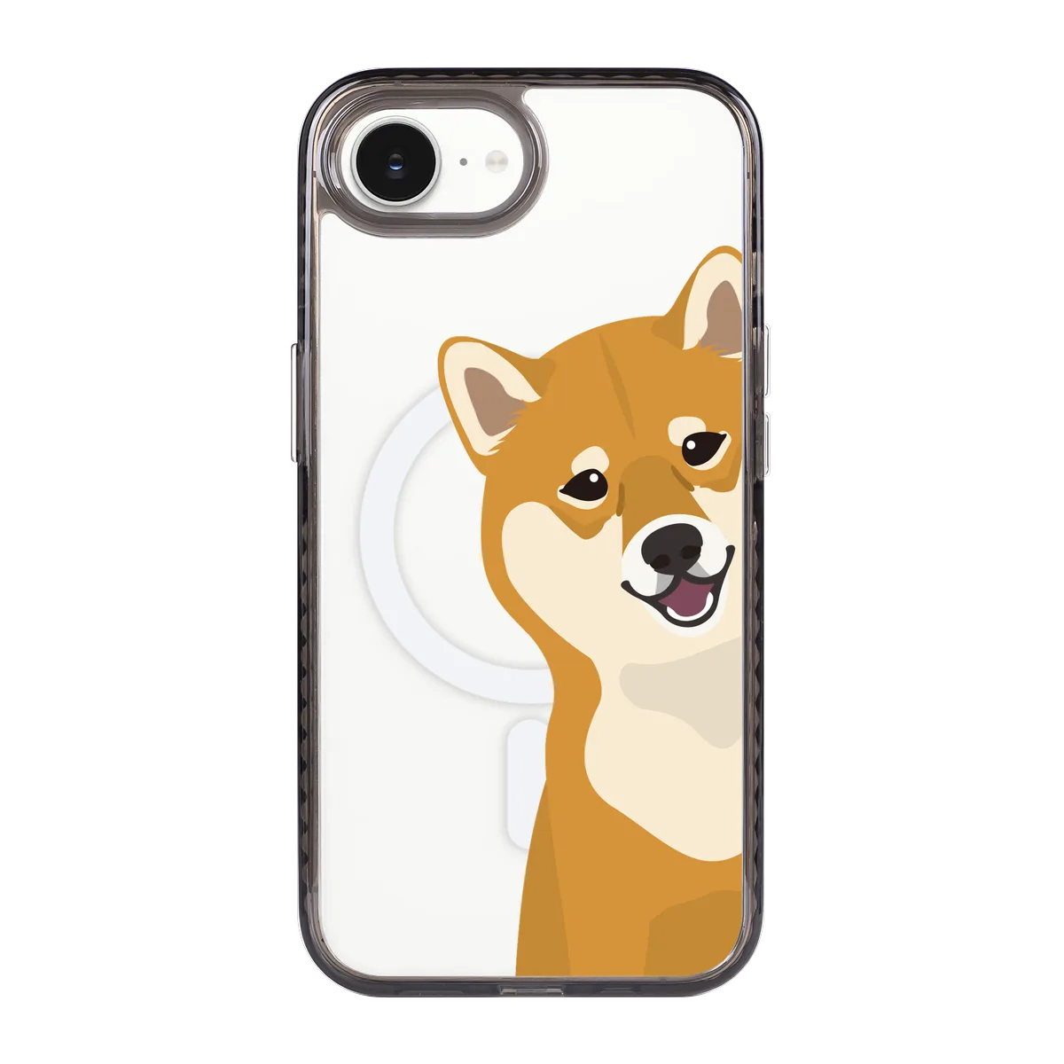 2258-iphone-16-e-golden-case-magsafe-compatible-transparent-black
