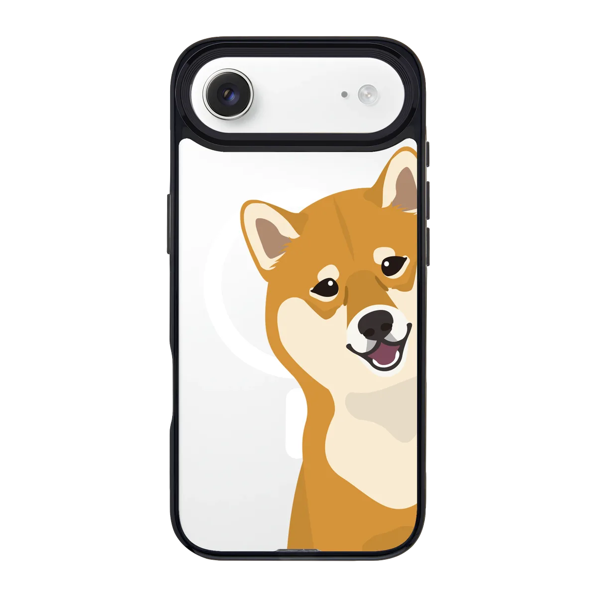 2258-iphone-17-air-goldensnap-case-magsafe-compatible-transparent-black