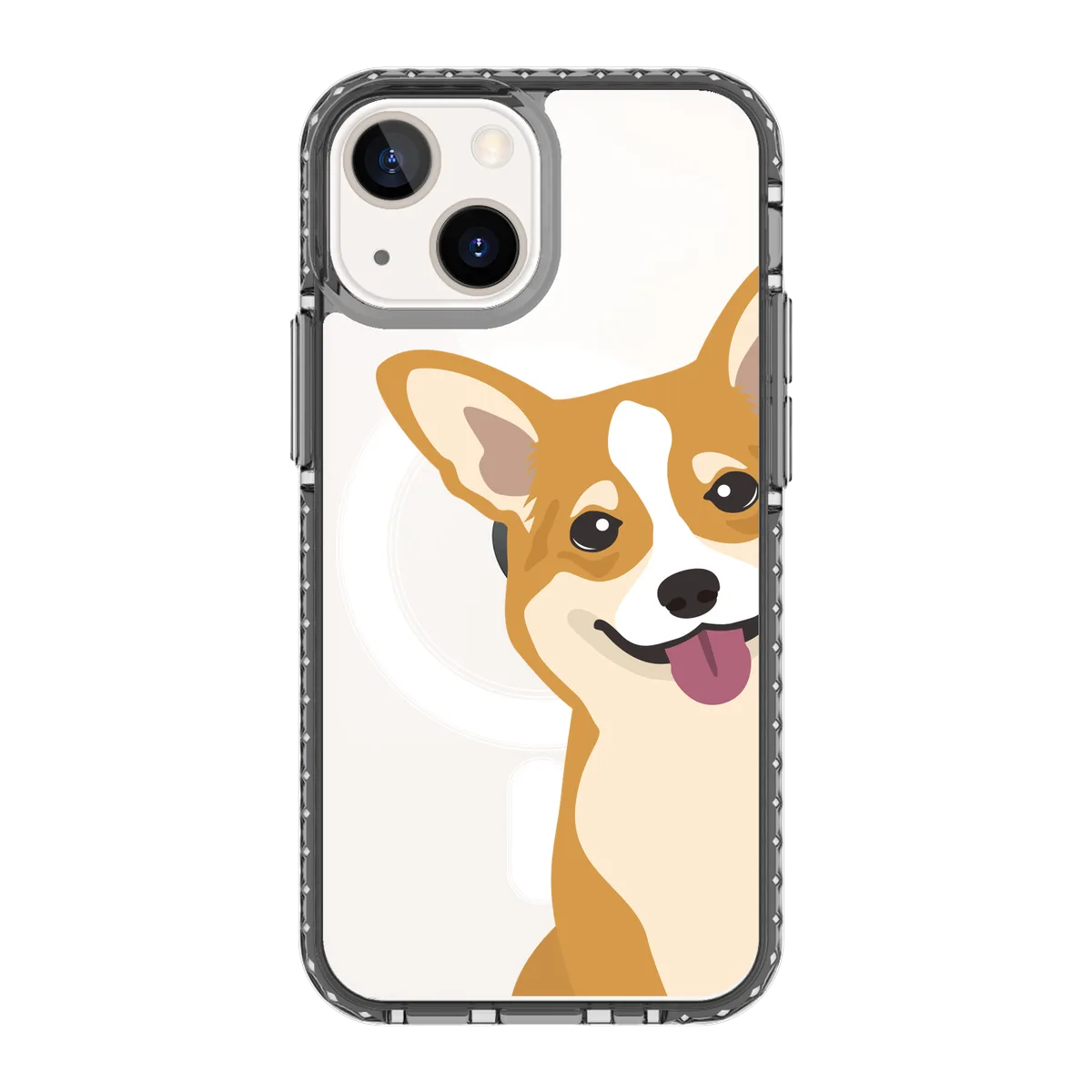 2259-iphone-13-mini-golden-case-magsafe-compatible-transparent-black
