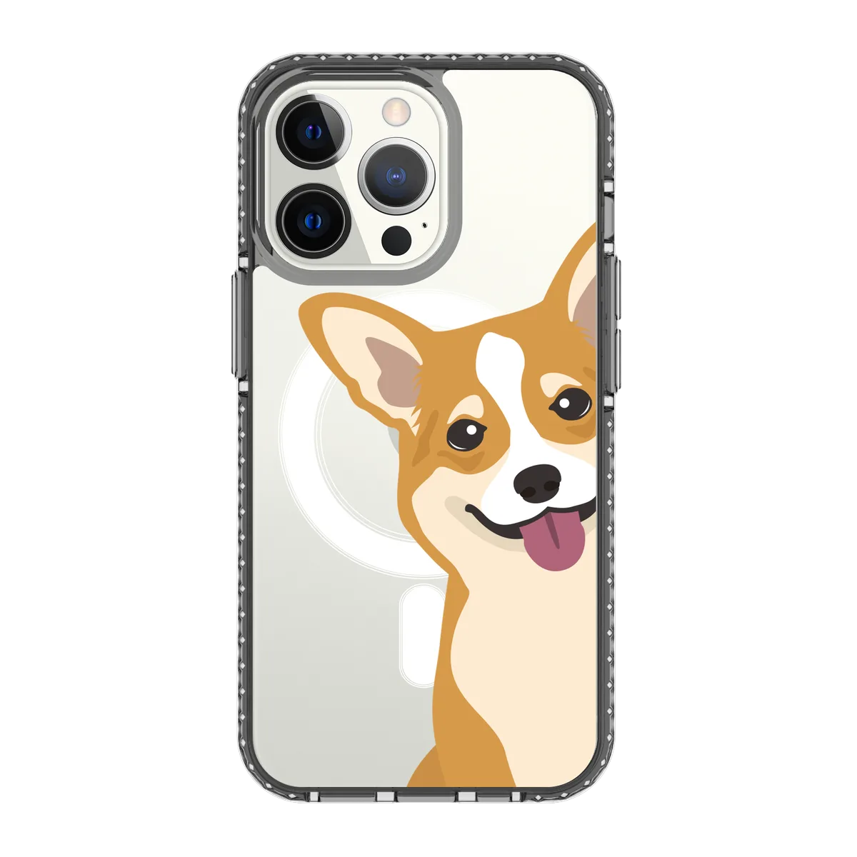 2259-iphone-13-pro-golden-case-magsafe-compatible-transparent-black