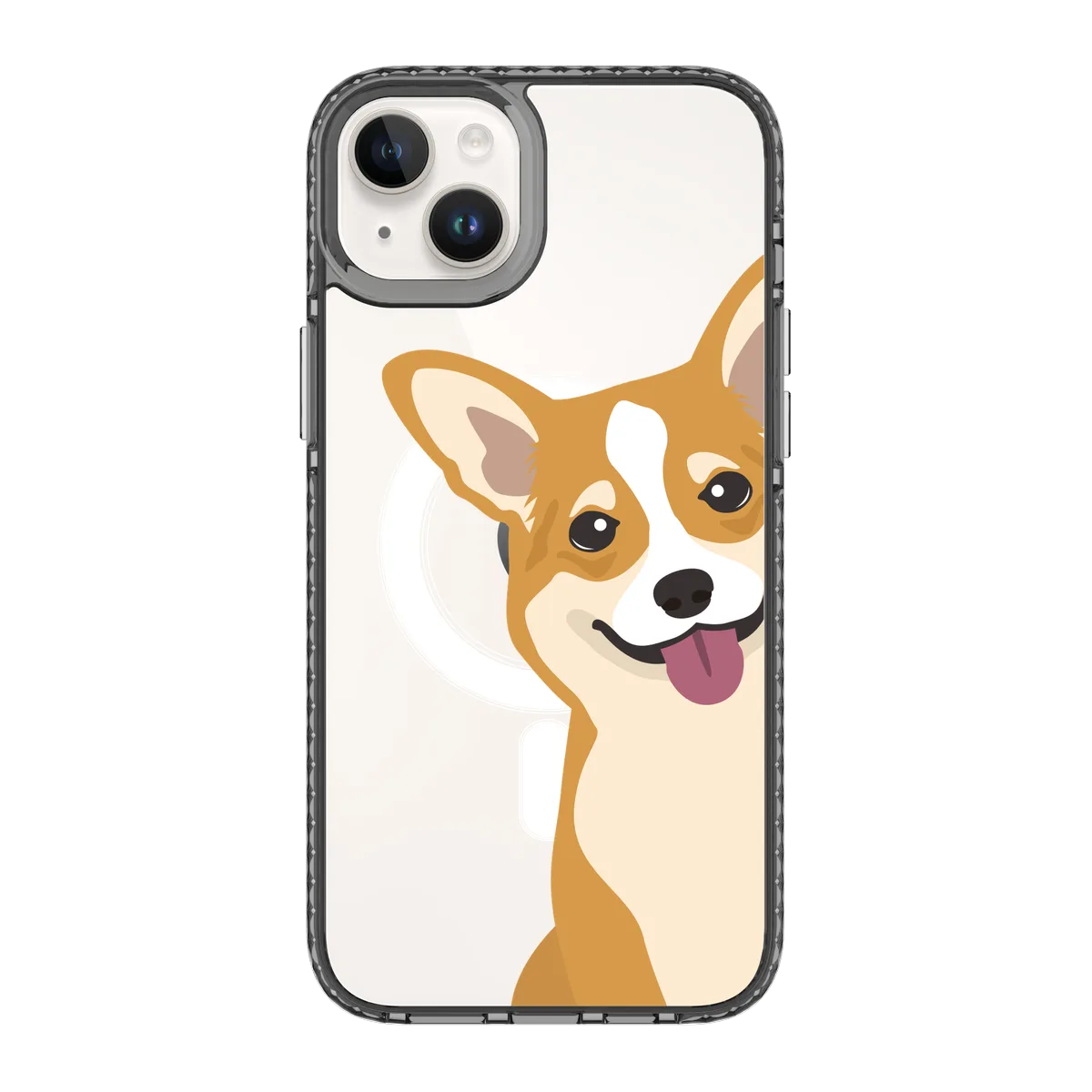 2259-iphone-14-plus-golden-case-magsafe-compatible-transparent-black