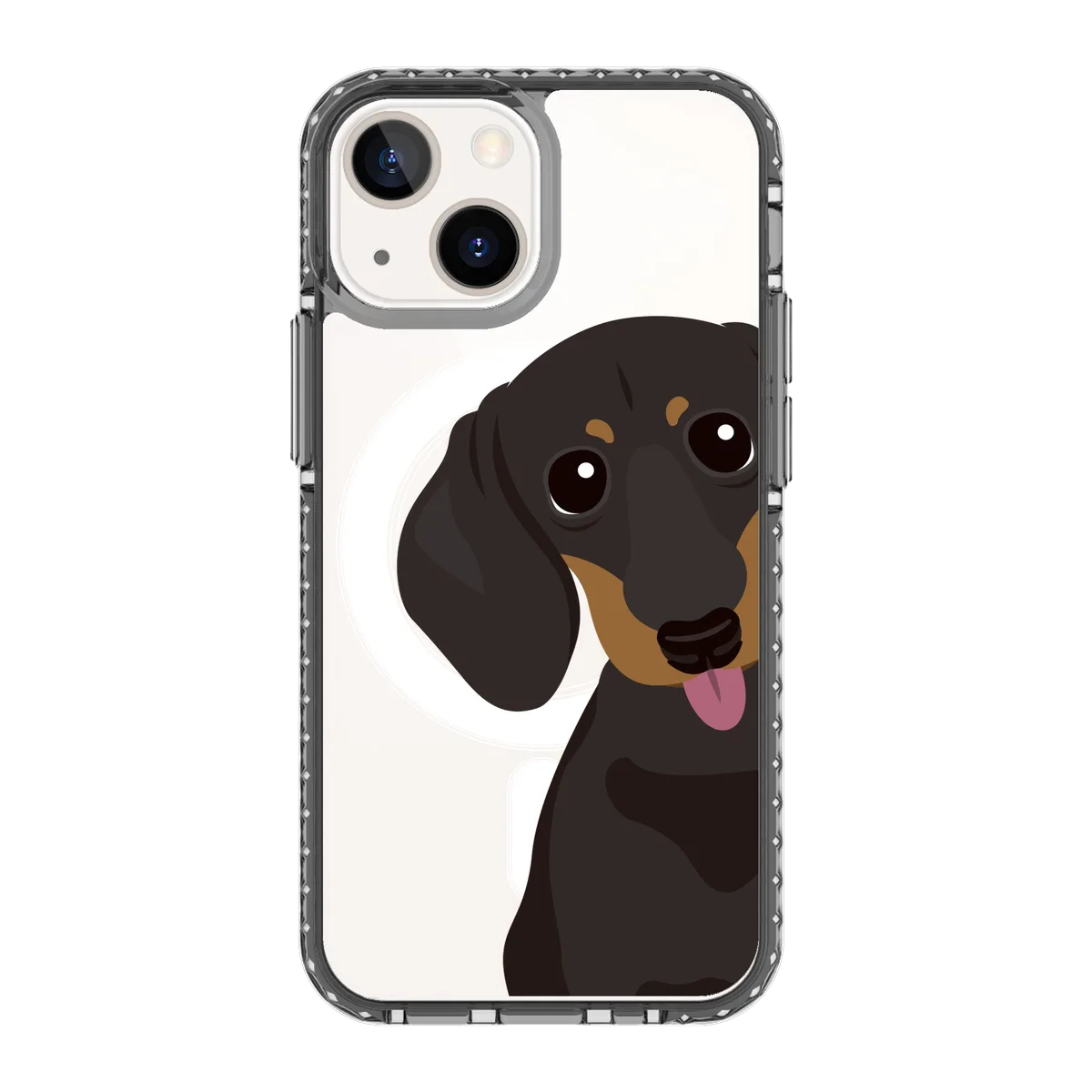 2261-iphone-13-mini-golden-case-magsafe-compatible-transparent-black