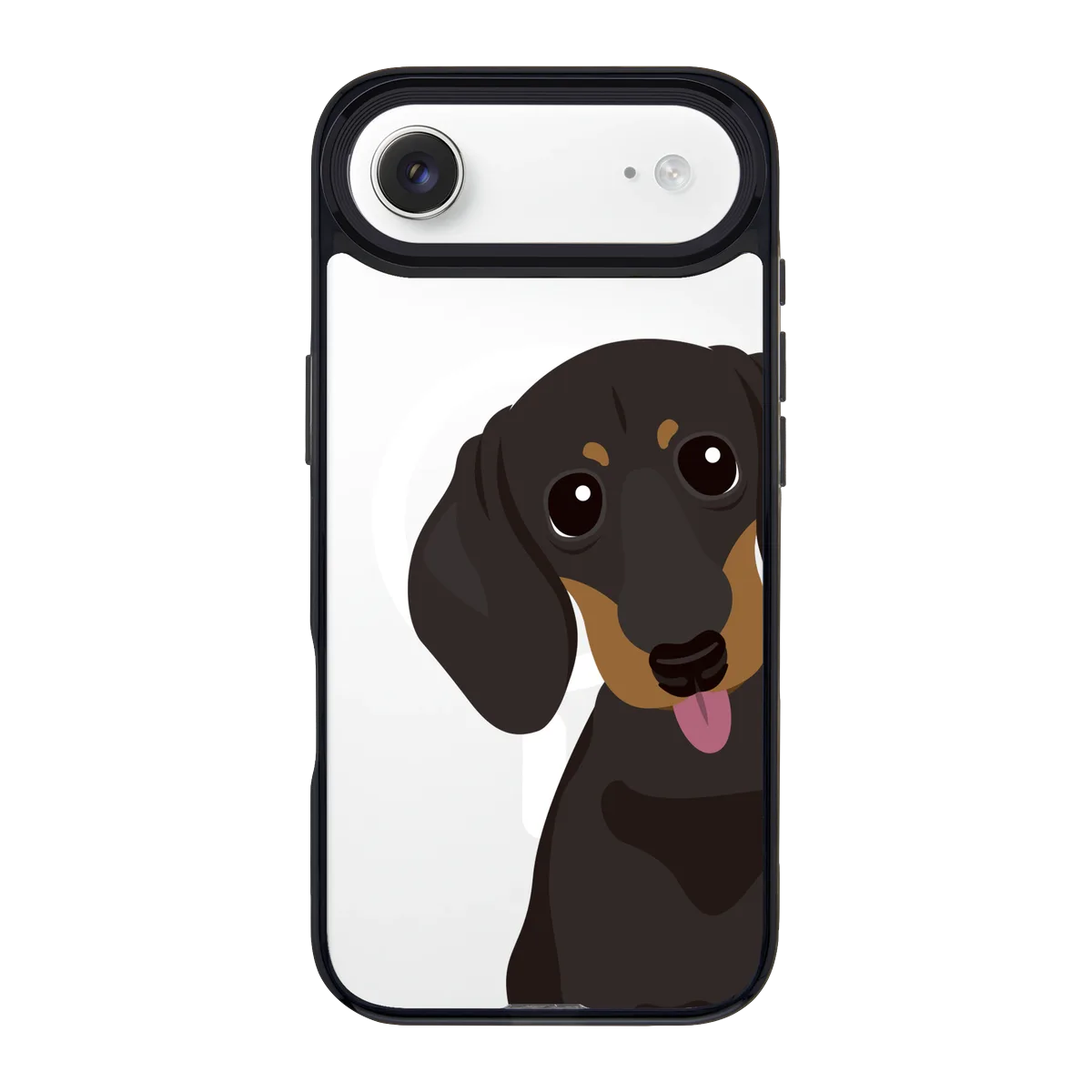 2261-iphone-17-air-goldensnap-case-magsafe-compatible-transparent-black