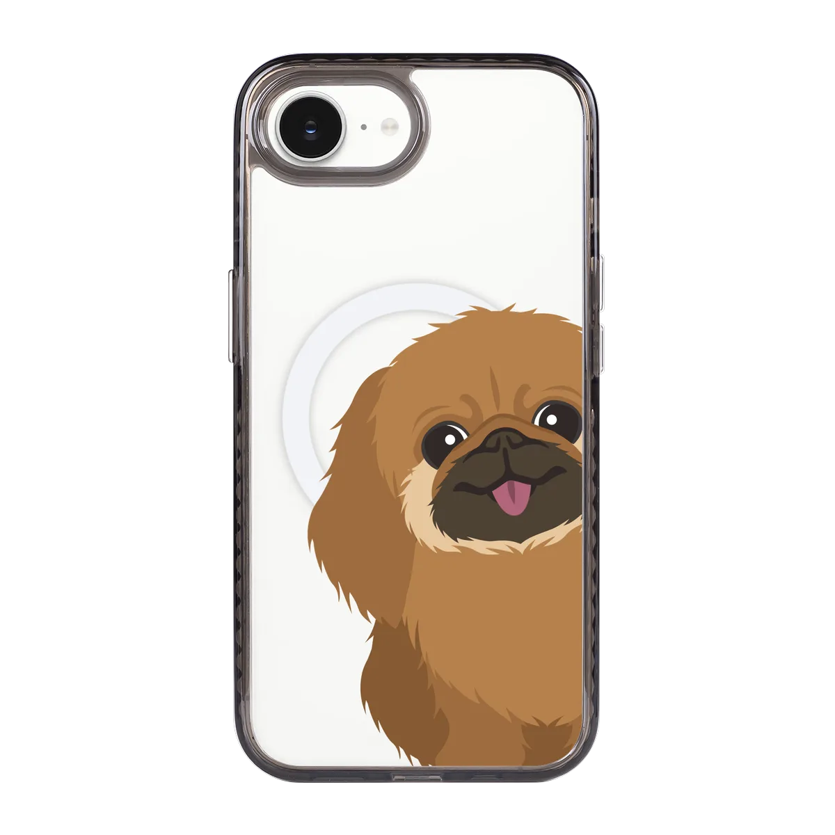 2262-iphone-16-e-golden-case-magsafe-compatible-transparent-black