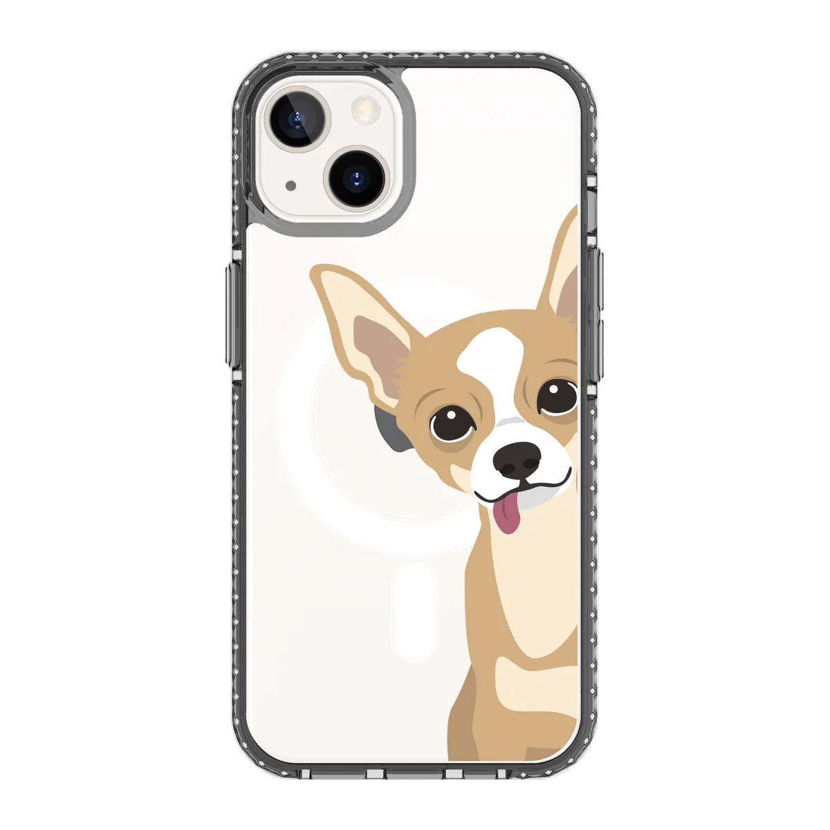 2263-iphone-13-golden-case-magsafe-compatible-transparent-black