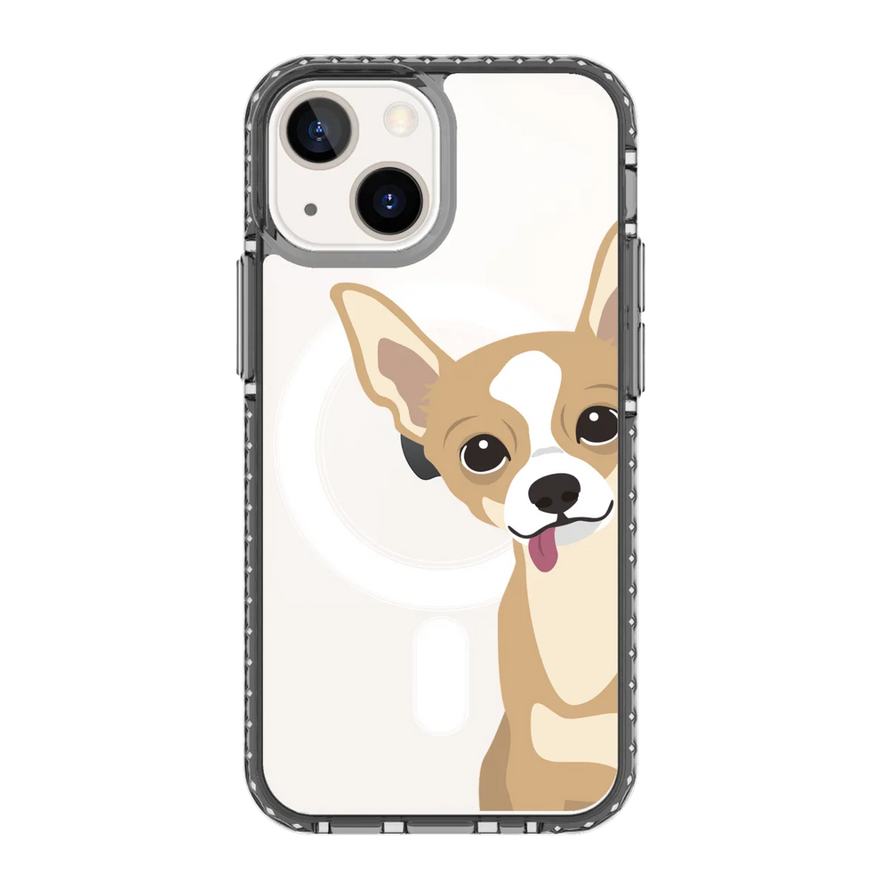 2263-iphone-13-mini-golden-case-magsafe-compatible-transparent-black