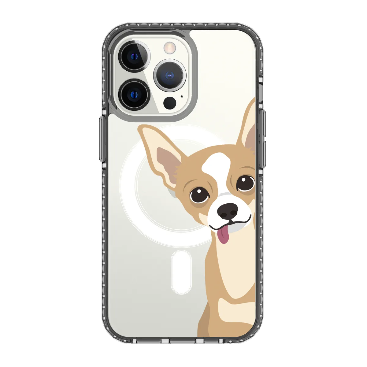 2263-iphone-13-pro-golden-case-magsafe-compatible-transparent-black
