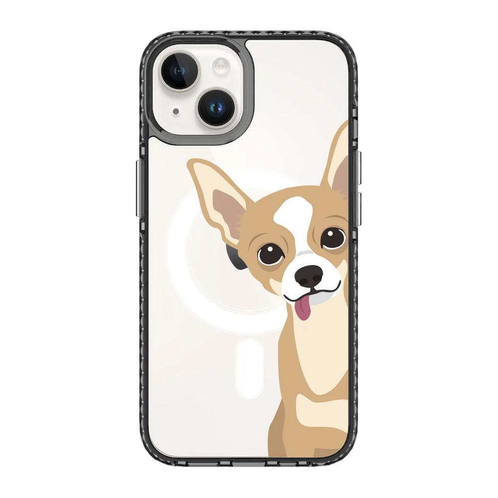 2263-iphone-14-golden-case-magsafe-compatible-transparent-black