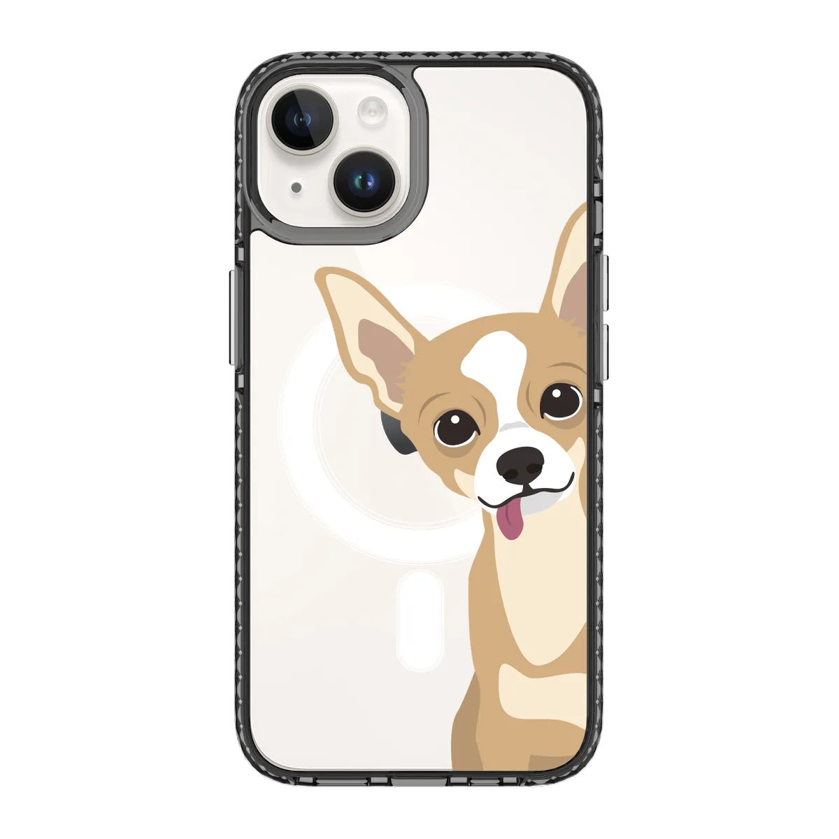 2263-iphone-14-golden-case-magsafe-compatible-transparent-black