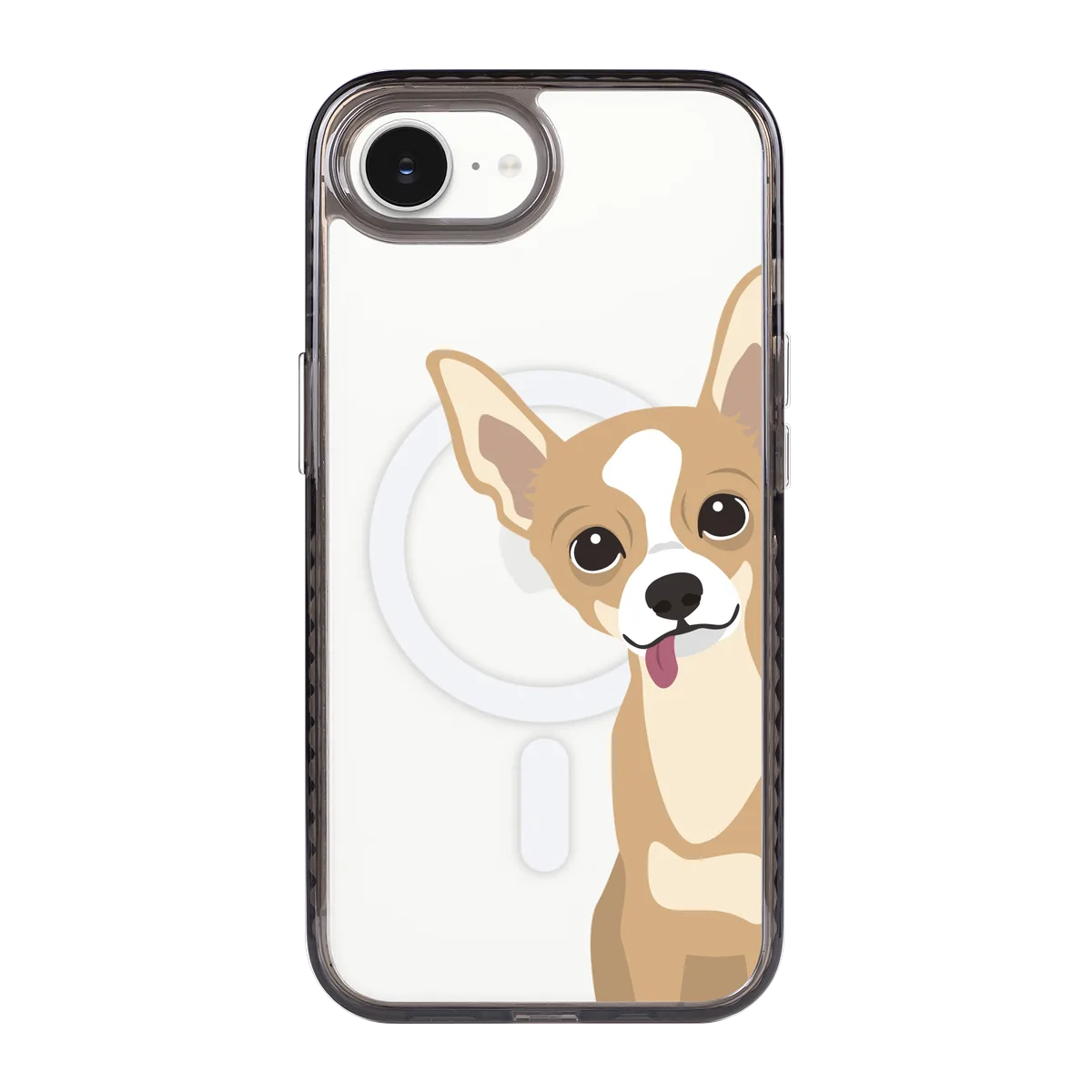 2263-iphone-16-e-golden-case-magsafe-compatible-transparent-black