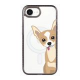 2263-iphone-16-e-golden-case-magsafe-compatible-transparent-black