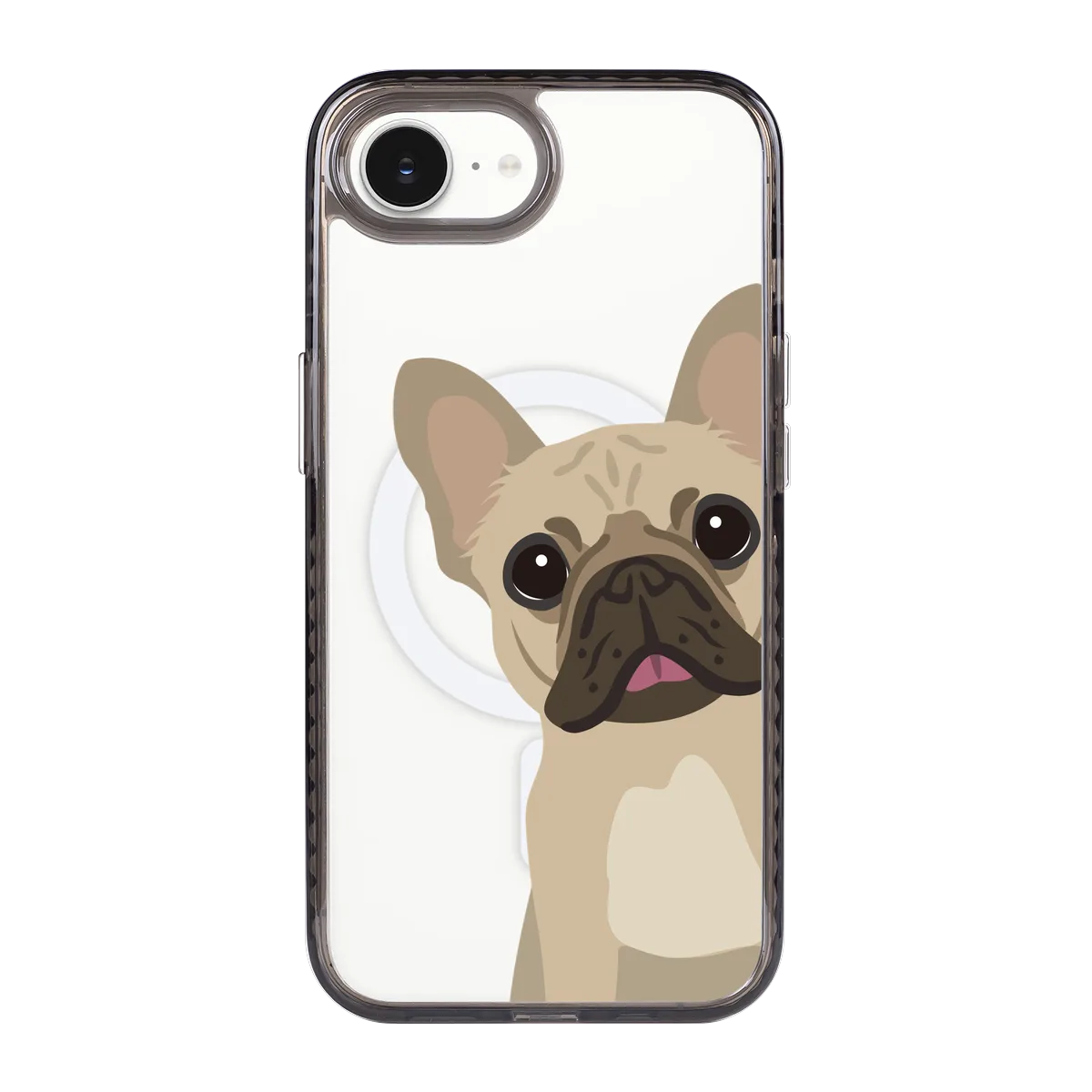 2264-iphone-16-e-golden-case-magsafe-compatible-transparent-black