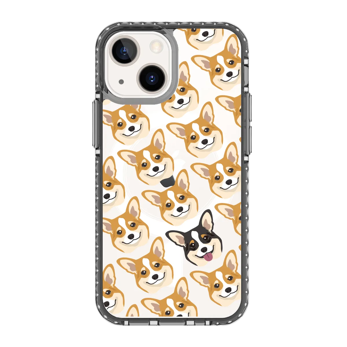 2289-iphone-13-mini-golden-case-magsafe-compatible-transparent-black