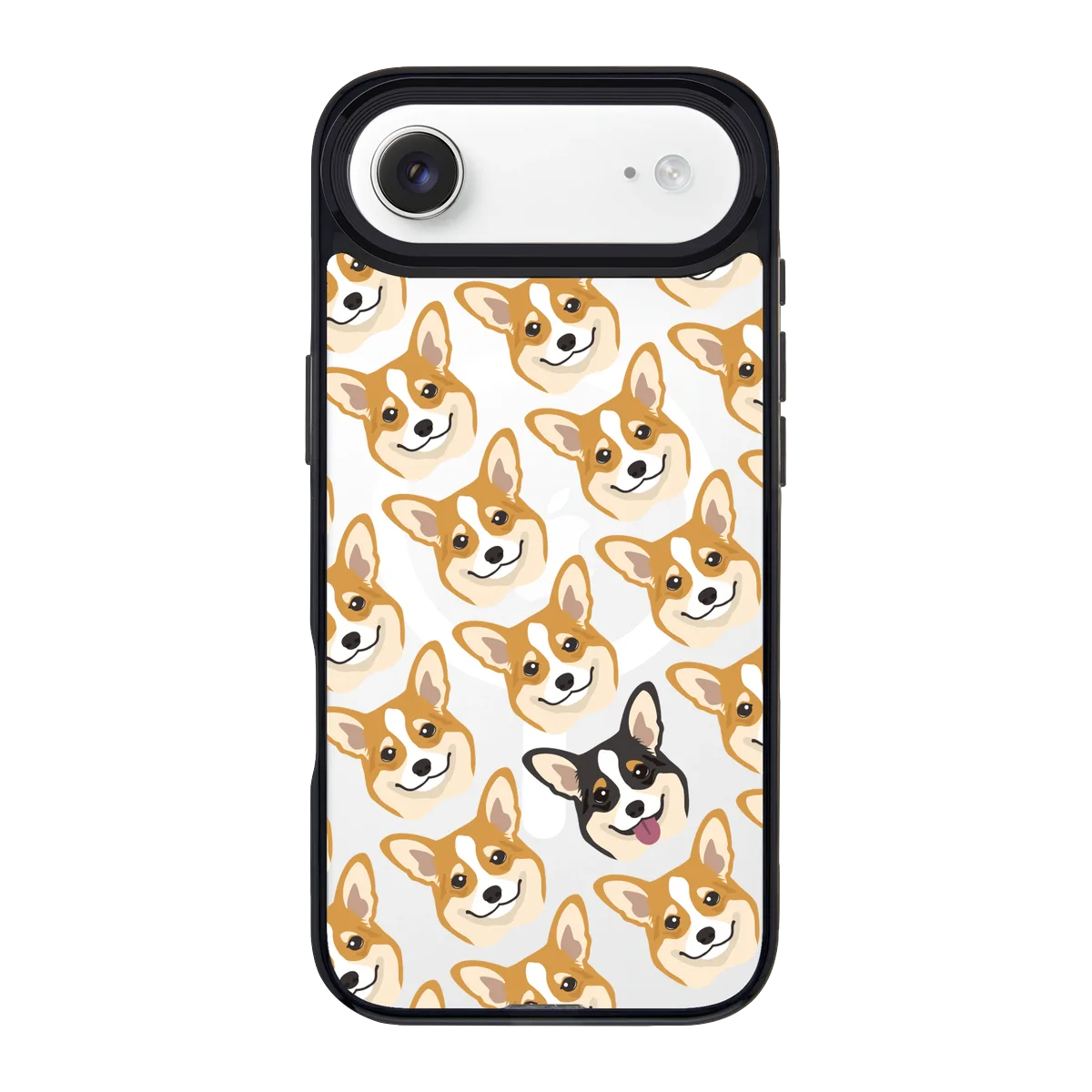 2289-iphone-17-air-goldensnap-case-magsafe-compatible-transparent-black