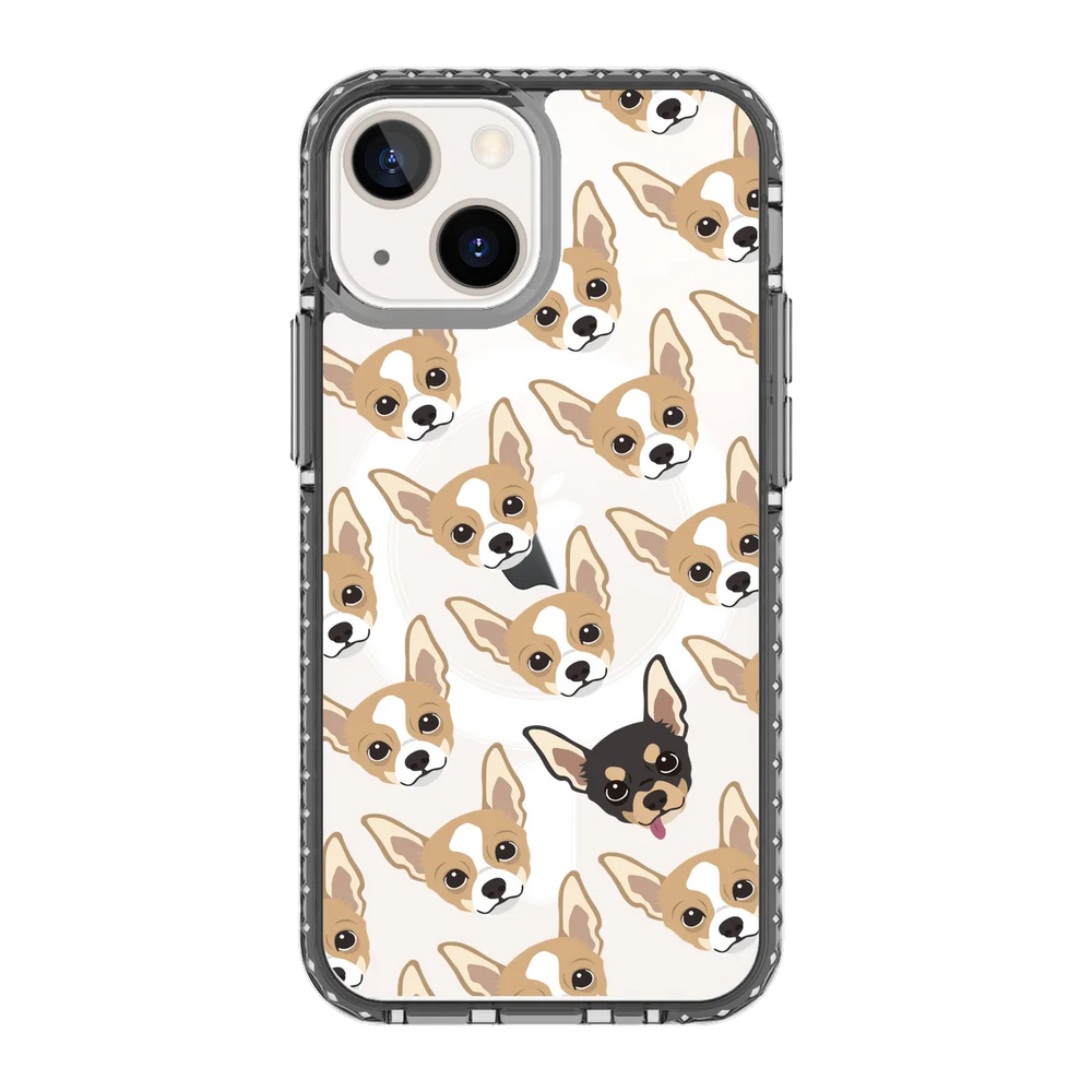 2293-iphone-13-mini-golden-case-magsafe-compatible-transparent-black