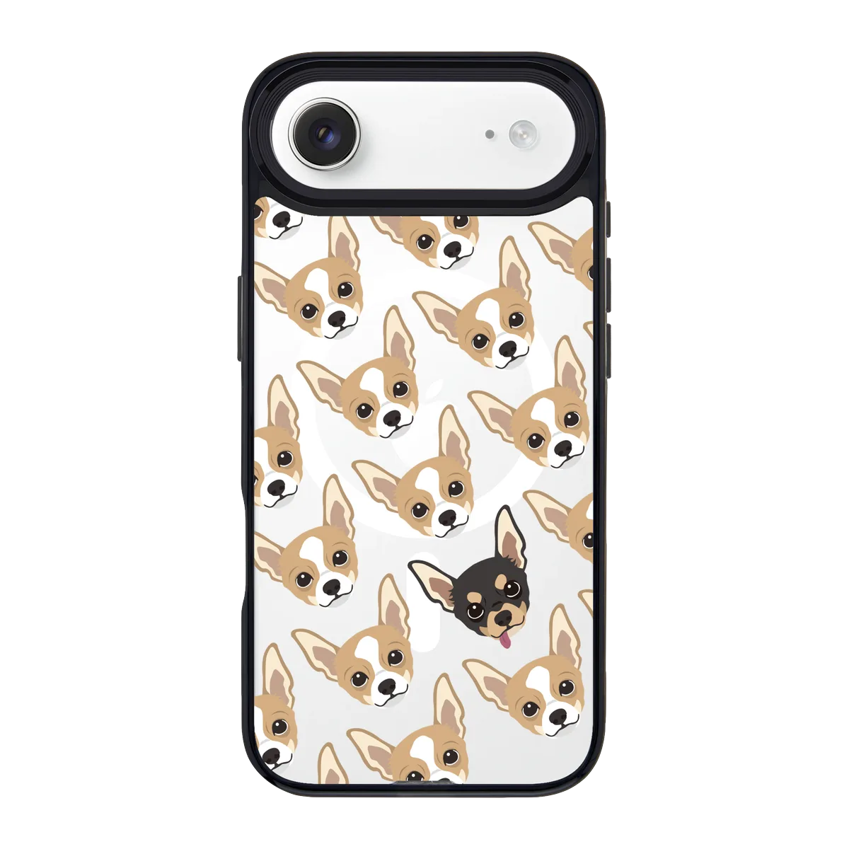 2293-iphone-17-air-goldensnap-case-magsafe-compatible-transparent-black