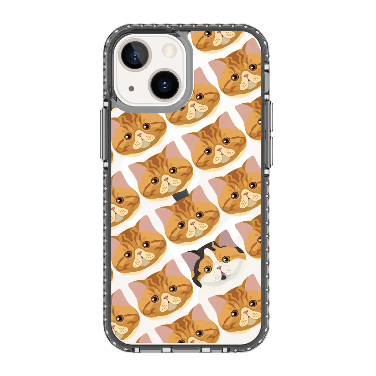 2307-iphone-13-mini-golden-case-magsafe-compatible-transparent-black