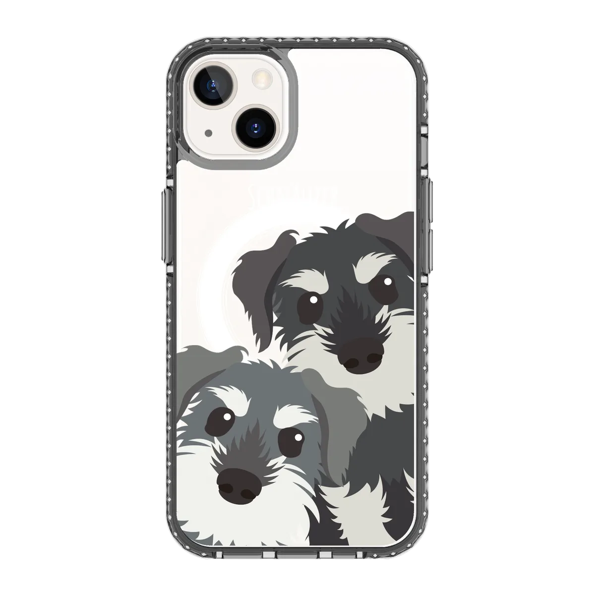 2316-iphone-13-golden-case-magsafe-compatible-transparent-black