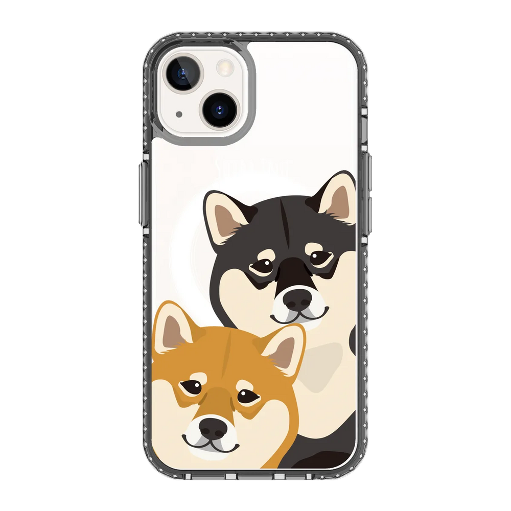 2318-iphone-13-golden-case-magsafe-compatible-transparent-black