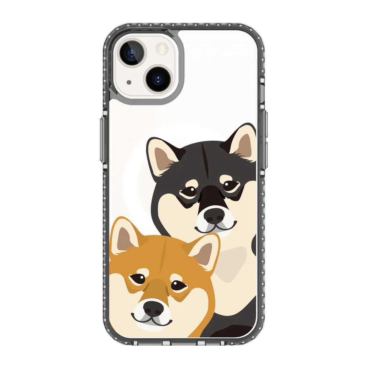 2318-iphone-13-golden-case-magsafe-compatible-transparent-black