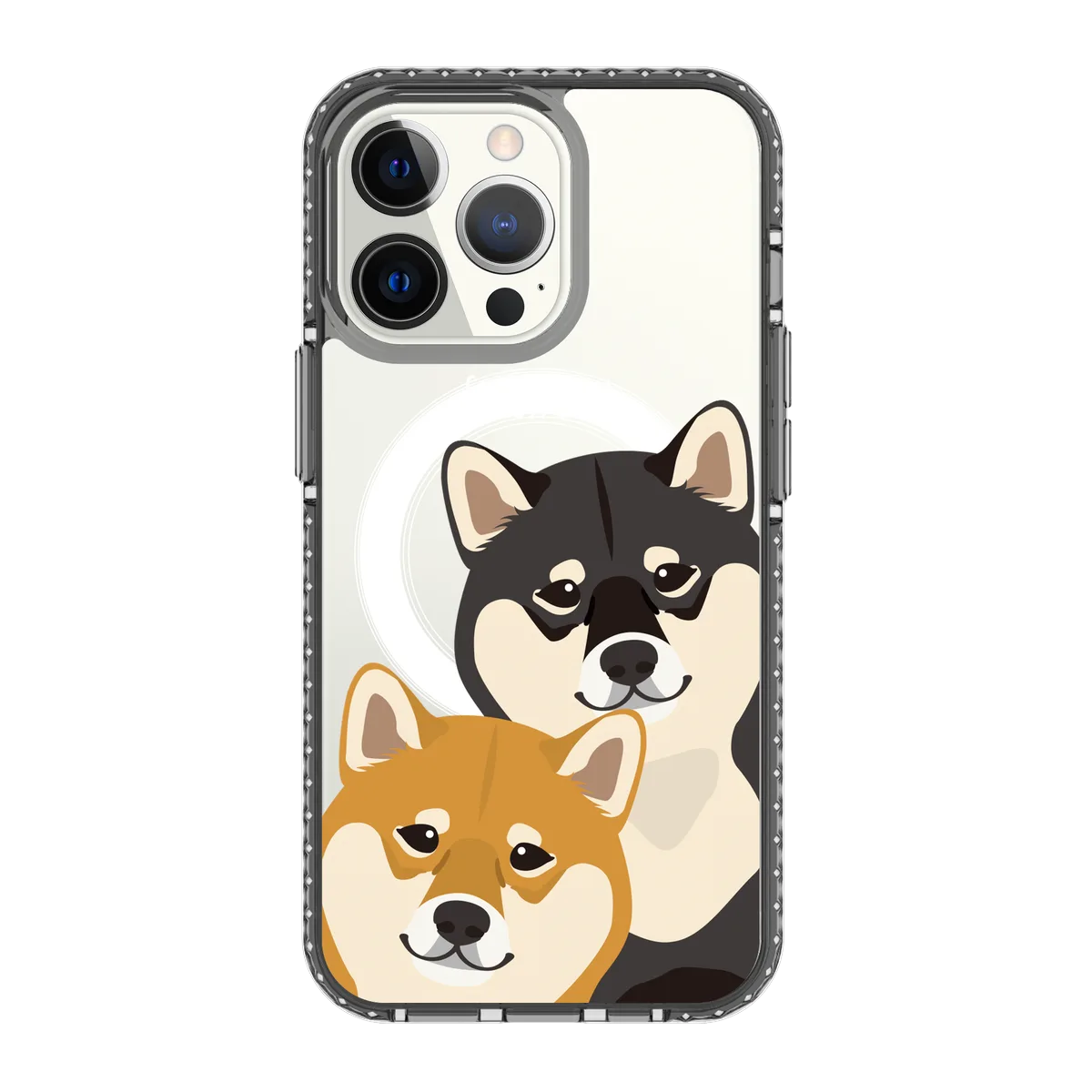 2318-iphone-13-pro-golden-case-magsafe-compatible-transparent-black