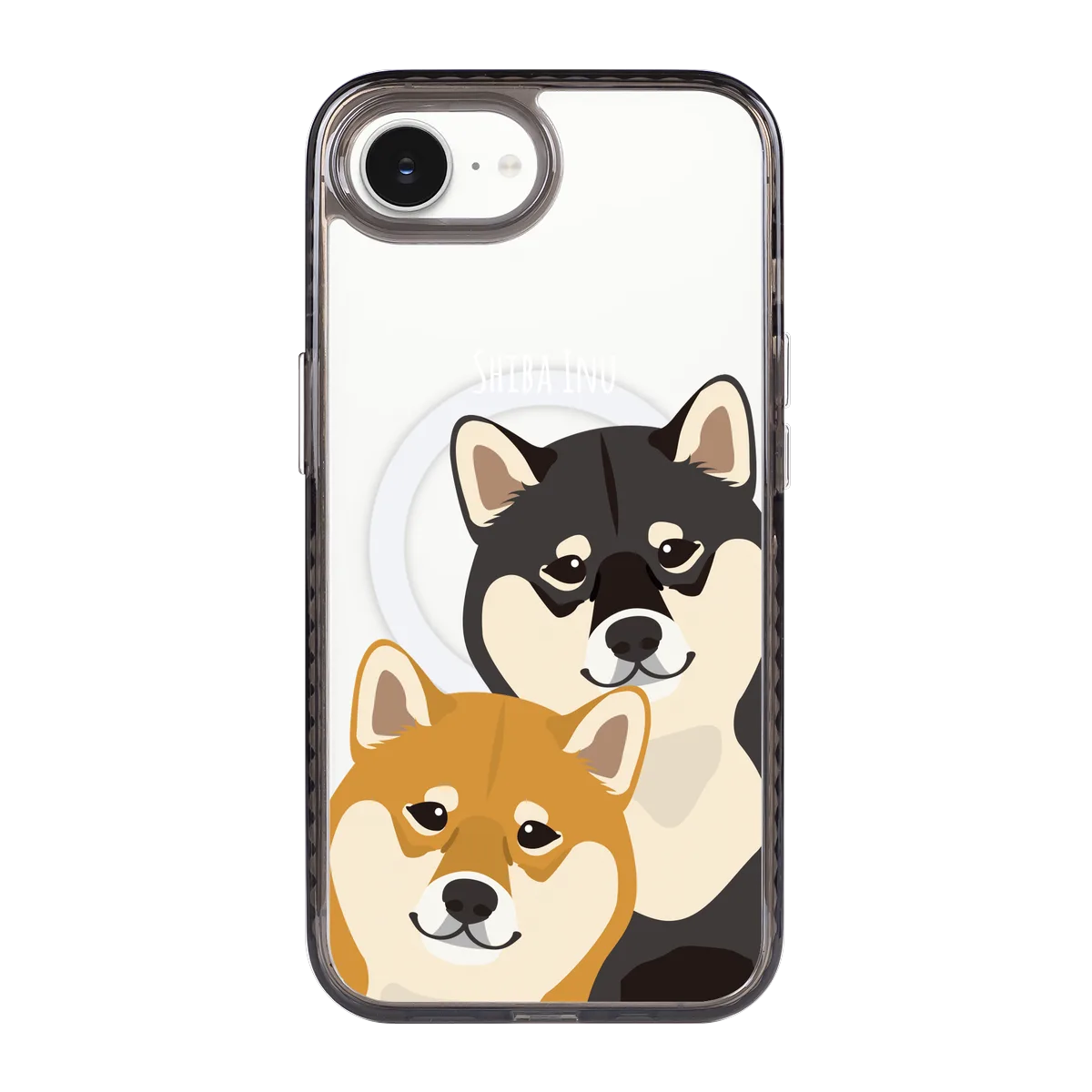 2318-iphone-16-e-golden-case-magsafe-compatible-transparent-black