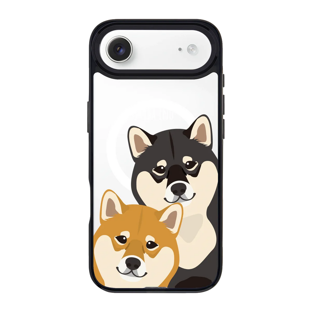 2318-iphone-17-air-goldensnap-case-magsafe-compatible-transparent-black