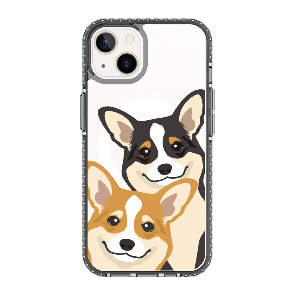 2319-iphone-13-golden-case-magsafe-compatible-transparent-black