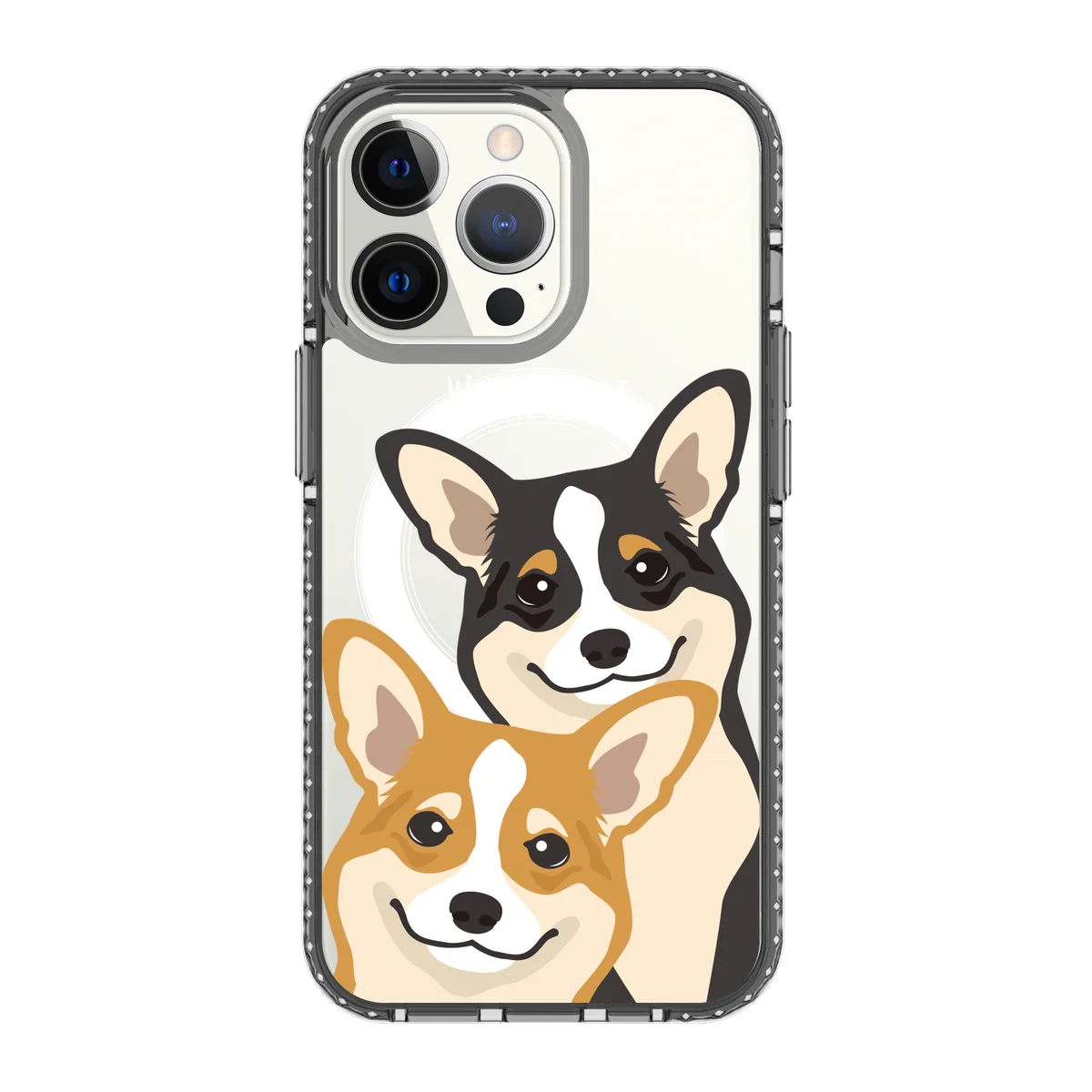 2319-iphone-13-pro-golden-case-magsafe-compatible-transparent-black